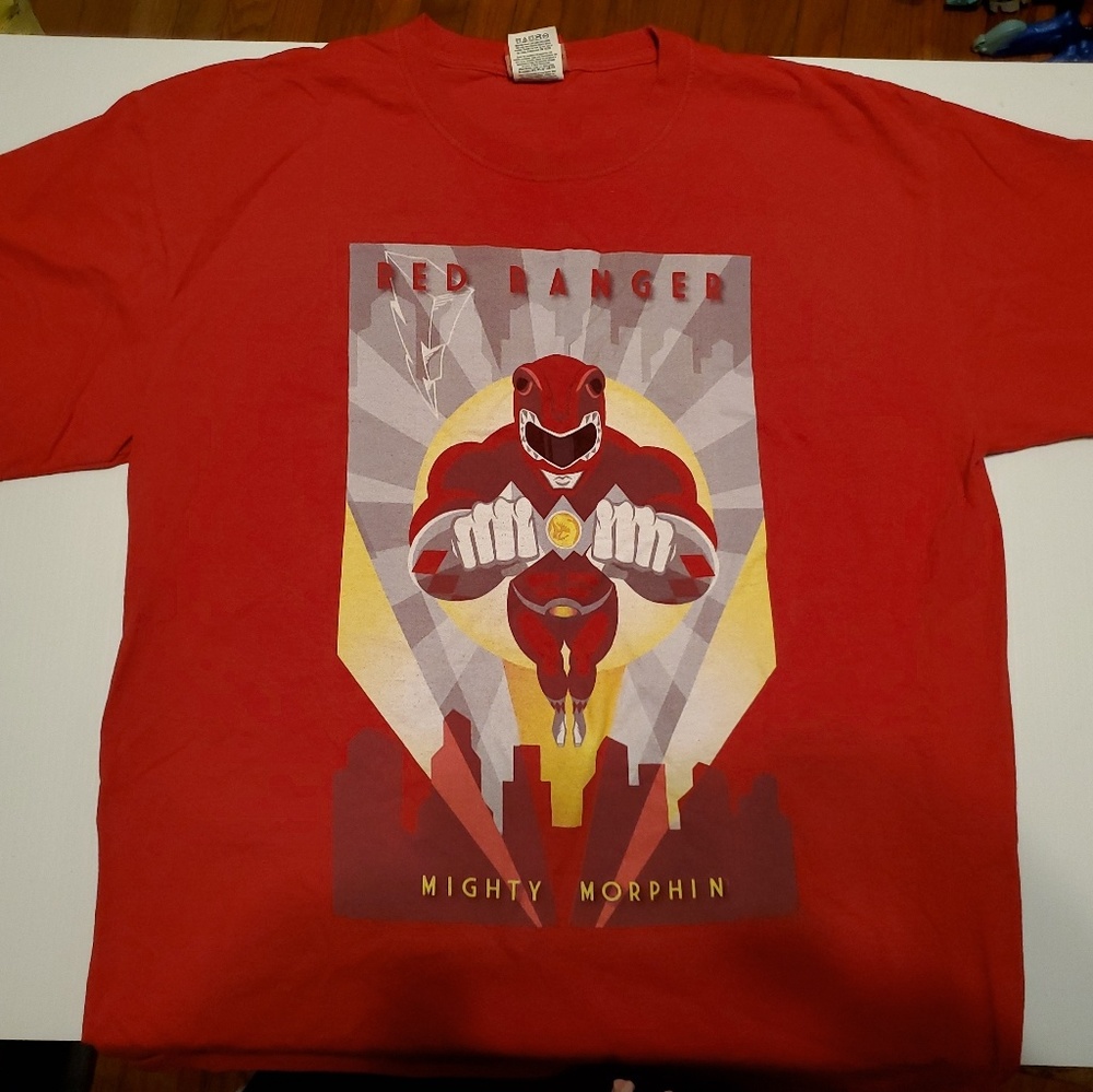 Power Rangers Red Ranger shirt size large
